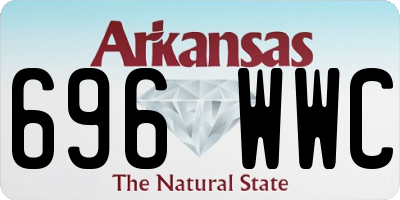 AR license plate 696WWC