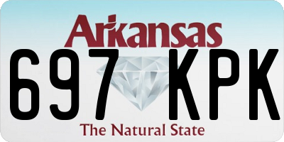 AR license plate 697KPK