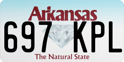 AR license plate 697KPL