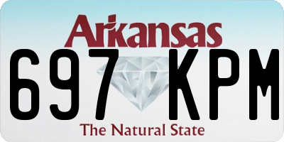 AR license plate 697KPM