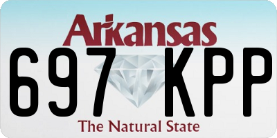 AR license plate 697KPP