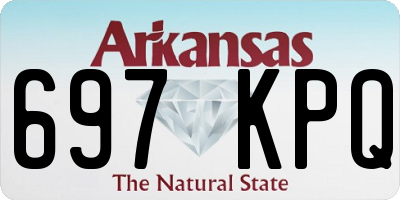 AR license plate 697KPQ