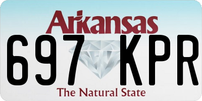 AR license plate 697KPR