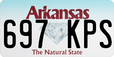 AR license plate 697KPS