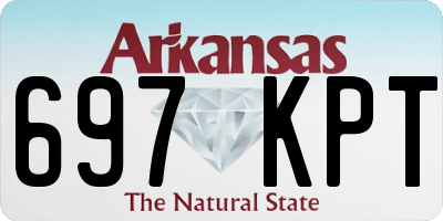 AR license plate 697KPT