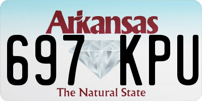 AR license plate 697KPU