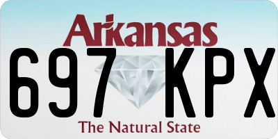 AR license plate 697KPX