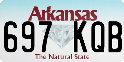 AR license plate 697KQB