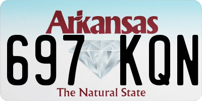 AR license plate 697KQN