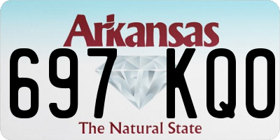 AR license plate 697KQO