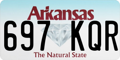 AR license plate 697KQR