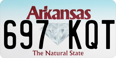 AR license plate 697KQT