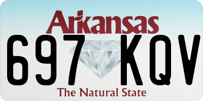 AR license plate 697KQV