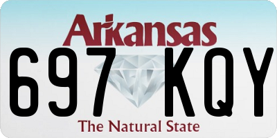 AR license plate 697KQY