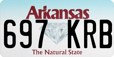 AR license plate 697KRB