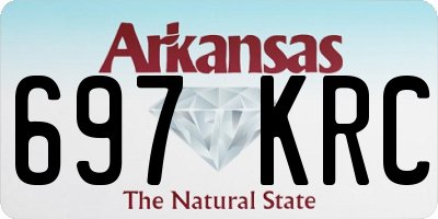 AR license plate 697KRC