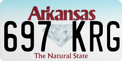 AR license plate 697KRG