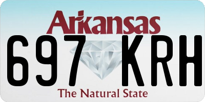 AR license plate 697KRH