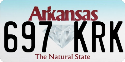 AR license plate 697KRK