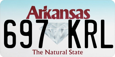 AR license plate 697KRL