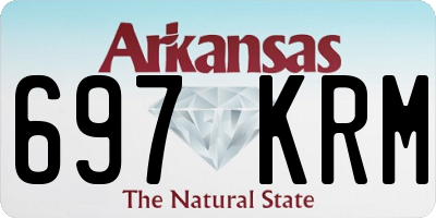 AR license plate 697KRM