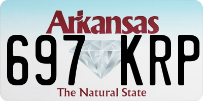 AR license plate 697KRP