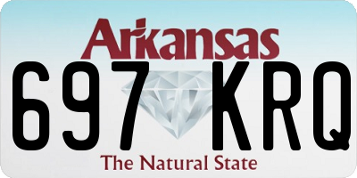 AR license plate 697KRQ