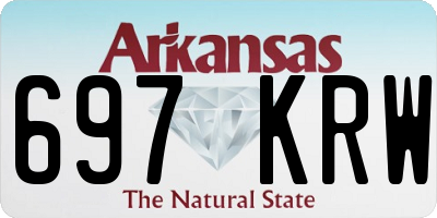 AR license plate 697KRW