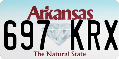 AR license plate 697KRX