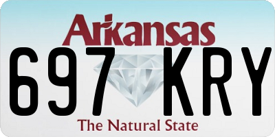 AR license plate 697KRY
