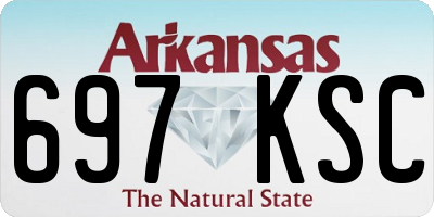 AR license plate 697KSC