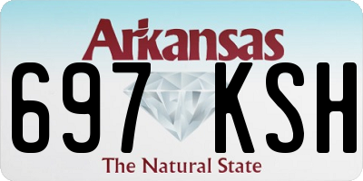 AR license plate 697KSH