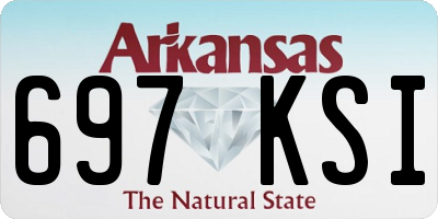 AR license plate 697KSI