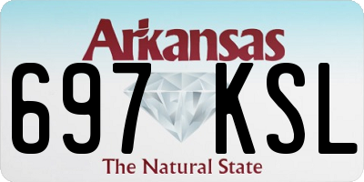 AR license plate 697KSL