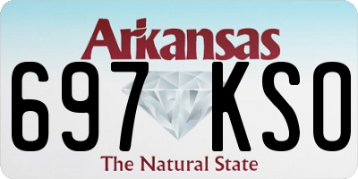 AR license plate 697KSO