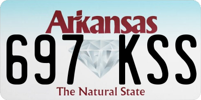 AR license plate 697KSS