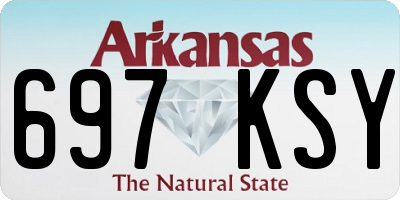 AR license plate 697KSY
