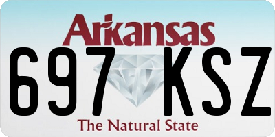AR license plate 697KSZ