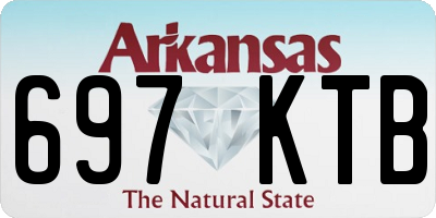 AR license plate 697KTB