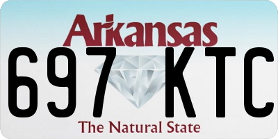 AR license plate 697KTC