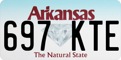 AR license plate 697KTE