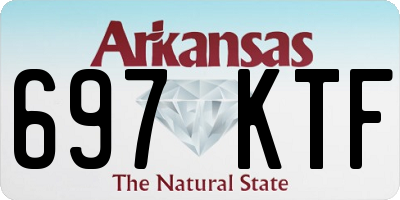 AR license plate 697KTF