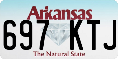 AR license plate 697KTJ