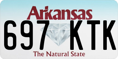 AR license plate 697KTK