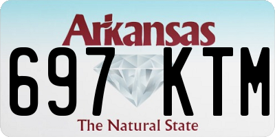 AR license plate 697KTM