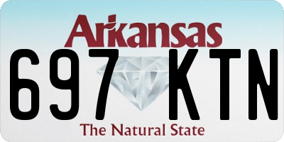 AR license plate 697KTN