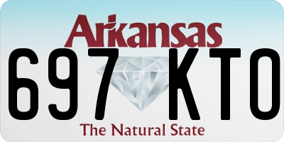AR license plate 697KTO