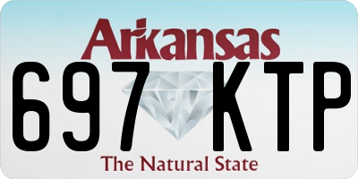 AR license plate 697KTP