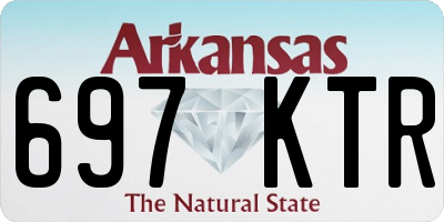 AR license plate 697KTR