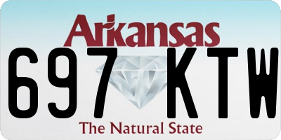 AR license plate 697KTW